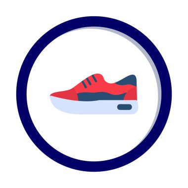 Ayakkabı sporu tasarımı vektör çizimi 