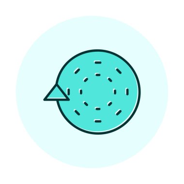 Mikroorganizmaların yapısı. Bakteri ya da mikrop. Mikrobiyoloji. Bilim ve eğitim. Düz renk biçimi