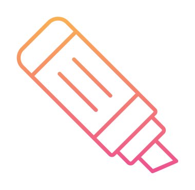 İşaretleyici simgesi tasarımı, vektör illüstrasyonu