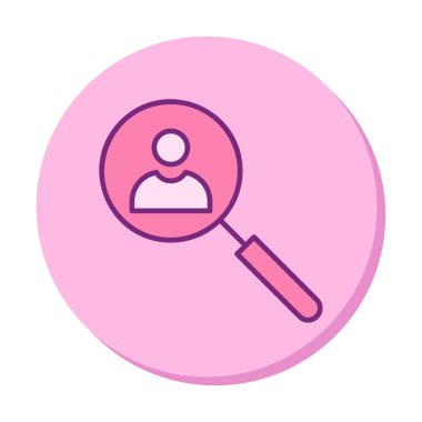 Ara. Web simgesi basit illüstrasyon