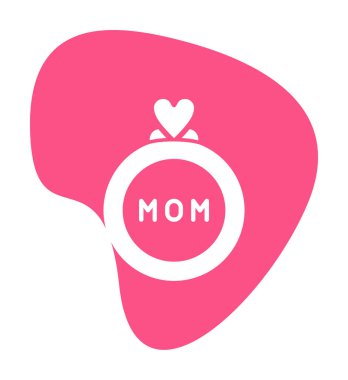 halka simgesi, vektör illüstrasyonu basit tasarım