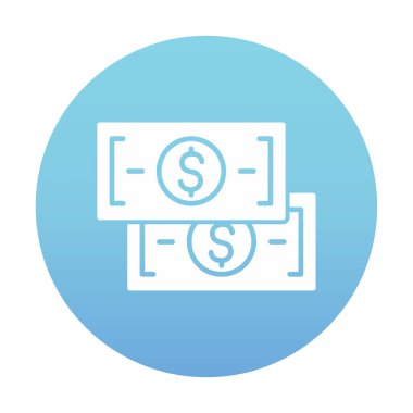 para düz simgesi, vektör illüstrasyonu