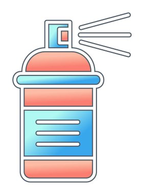 Boya spreyi ikon vektör resimlemesi