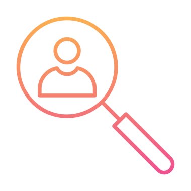 Ara. Web simgesi basit illüstrasyon