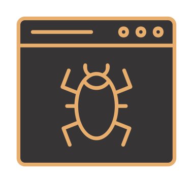 Yasak web sitesi vektör simgesi 