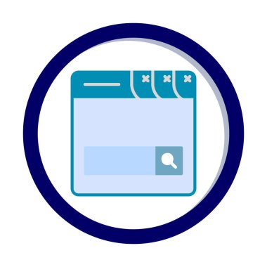 Basit Arama Çubuğu vektör illüstrasyon tasarımı