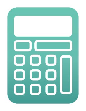 hesap makinesi web simge vektör çizim