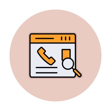 Kişinin vektör çizimi Modern simgeyi ara                            