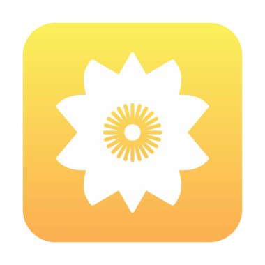 Sakura çiçek simgesi, vektör illüstrasyonu 