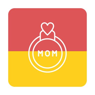 halka simgesi, vektör illüstrasyonu basit tasarım