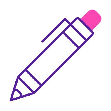 Kalem simgesi, vektör illüstrasyonu. düz tasarım biçimi 