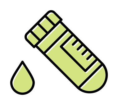Kan Test Ağı simgesi, vektör illüstrasyonu