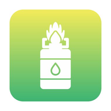 Kamp Gaz ikonu vektör illüstrasyon tasarımı