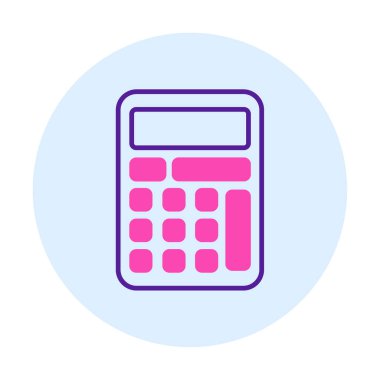 hesap makinesi web simge vektör çizim