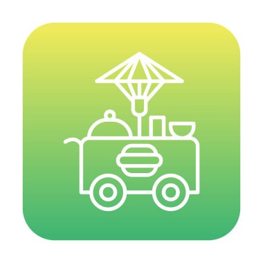 Gıda Oyalama Web simgesi, vektör illüstrasyonu 