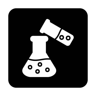 Şişesi web simgesi, vektör çizim  