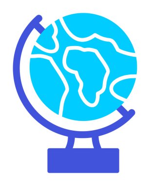 Dünya küre vektör çizimi tasarımı