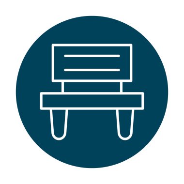 bank simgesi, vektör illüstrasyonu basit tasarım