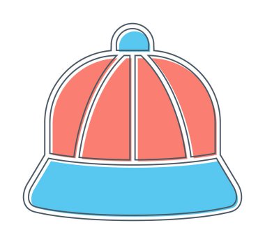 kapsül düz simgesi, vektör illüstrasyonu 