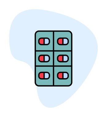 hapları web simgesi, vektör çizim 