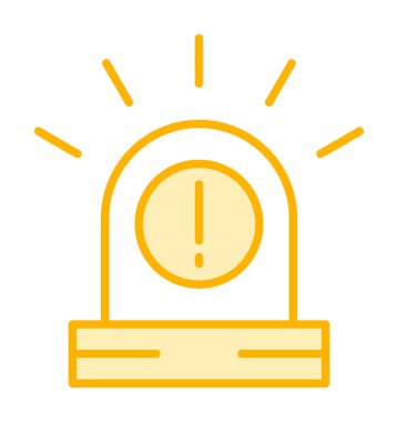 Uyarı simgesi, taslak biçimi, vektör illüstrasyonu