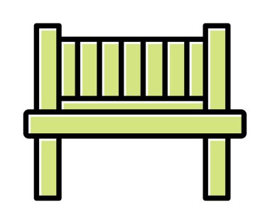 bank simgesi, vektör illüstrasyonu basit tasarım