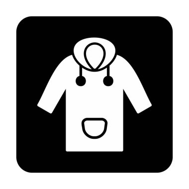 Yağmurluk Web simgesi, vektör illüstrasyonu