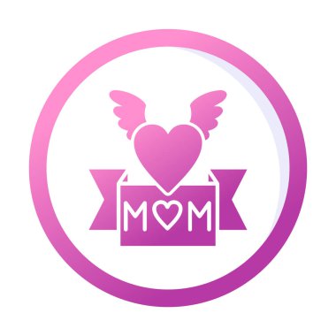 Anneler günü ikonu. Vektör illüstrasyonu. 