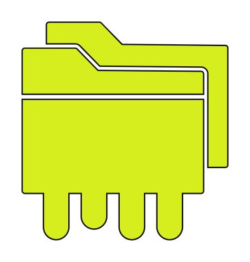 Veri Sızıntısı Ağ simgesi, vektör illüstrasyonu 