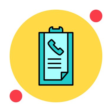 Basit Arama Listesi Geçmişi simgesi, vektör illüstrasyonu