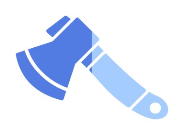 Balta. Web simgesi basit illüstrasyon