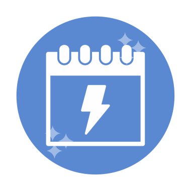 Takvim simgesi, vektör illüstrasyonu basit tasarım