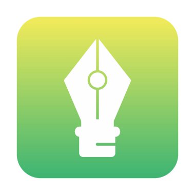 Basit kalem aracı simgesi, vektör illüstrasyonu