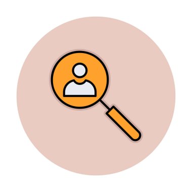 Ara. Web simgesi basit illüstrasyon