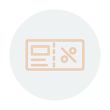 Faturacı Kara Cuma ikon vektör illüstrasyonu  