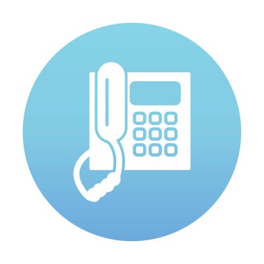 telefon düzlüğü simgesi. vektör illüstrasyonu