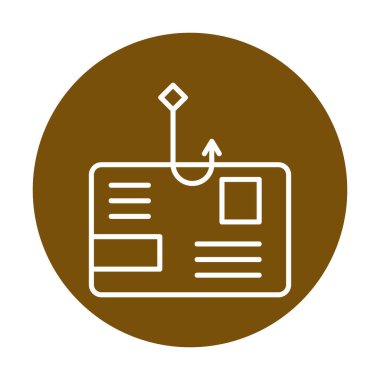 Basit düz frekans çizgisi simgesi vektörü 