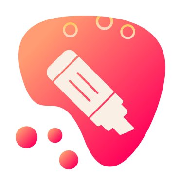 İşaretleyici. Web simgesi basit illüstrasyon                       