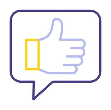 başparmak yukarı Web simgesi, vektör çizim                   