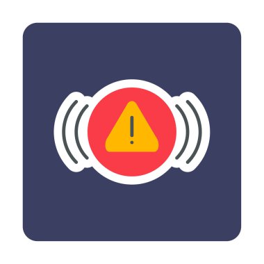 uyarı işareti simgesi, vektör illüstrasyonu  