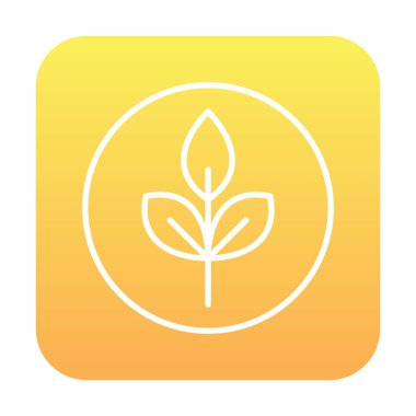 Yaprak logosu tasarımının vektör çizimi. Ekoloji kavramı 