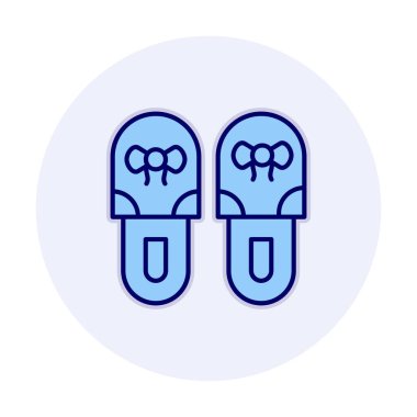 Basit Terlik simgesi, vektör illüstrasyonu