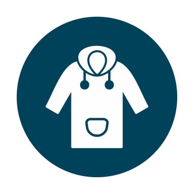 Yağmurluk Web simgesi, vektör illüstrasyonu