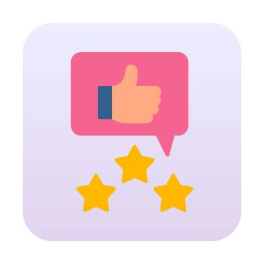 Basit düz İnceleme simgesi vektör illüstrasyon tasarımı