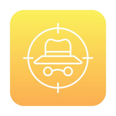 hedef simge, vektör illüstrasyonu basit tasarım