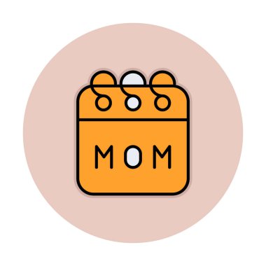 Anne takvimi olayı, vektör illüstrasyonu