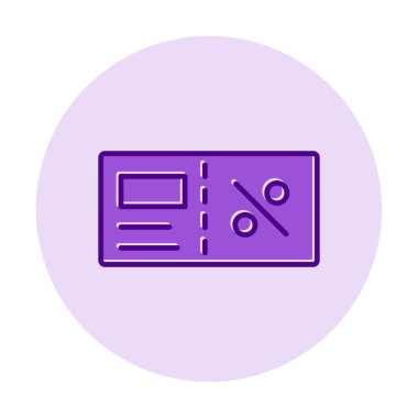 Faturacı Kara Cuma ikon vektör illüstrasyonu  