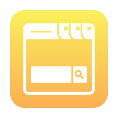 Basit Arama Çubuğu vektör illüstrasyon tasarımı