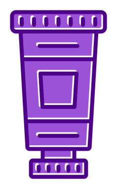 Modern Yağlı Boya simgesinin vektör çizimi                      