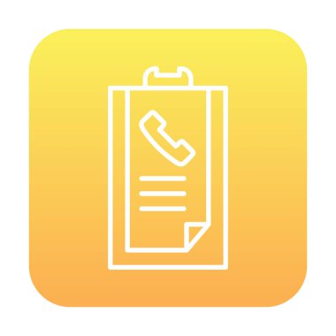 Basit Arama Listesi Geçmişi simgesi, vektör illüstrasyonu